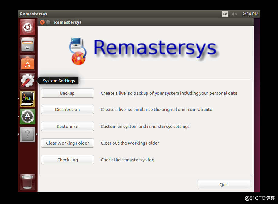 Ubuntu14.04使用Remastersys打包整個鏡像制作iso