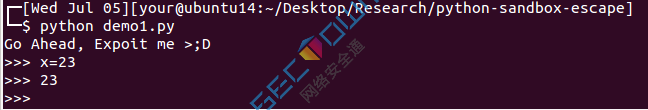 python沙箱逃逸小结