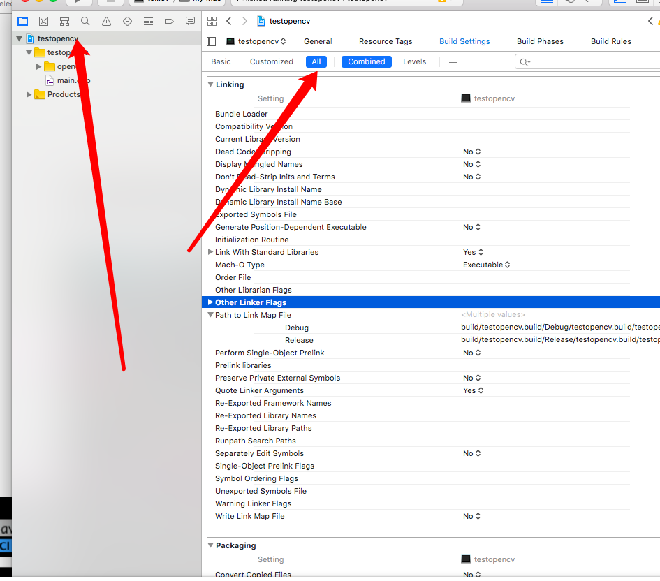 mac 下xcode配置opencv