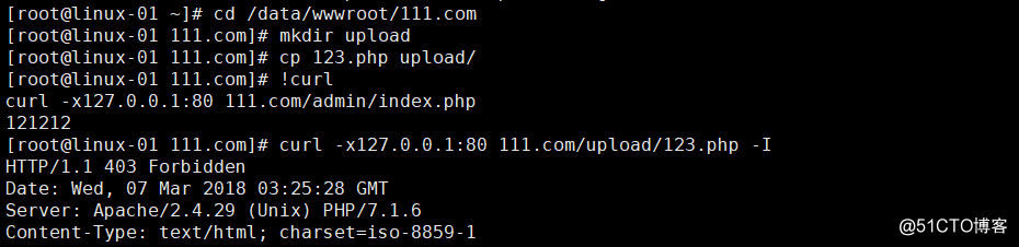 11.28限定某个目录禁止解析php11.29限制user_agent11.30-31php相关配置