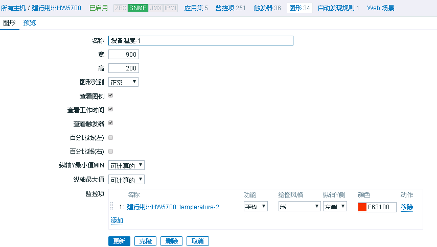 zabbix上华为交换机snmp OID查询温度信息配置