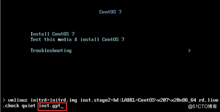 CentOS7安裝過程中，磁盤大於2T的報錯處理
