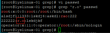 正则介绍 grep