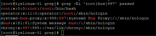 正则介绍 grep