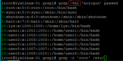 正则介绍 grep