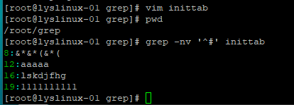 正则介绍 grep