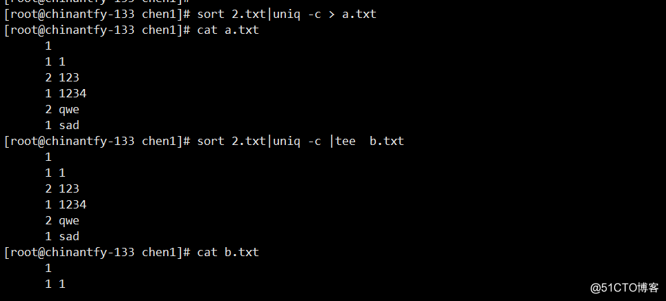 Linux学习笔记（二十五）shell特殊符号、 sort_wc_uniq、tee_tr_split