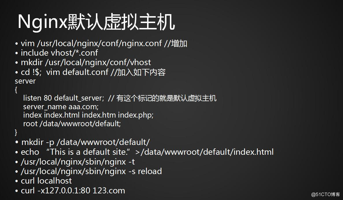 Nginx的介紹與安裝、Nginx的默認虛擬主機