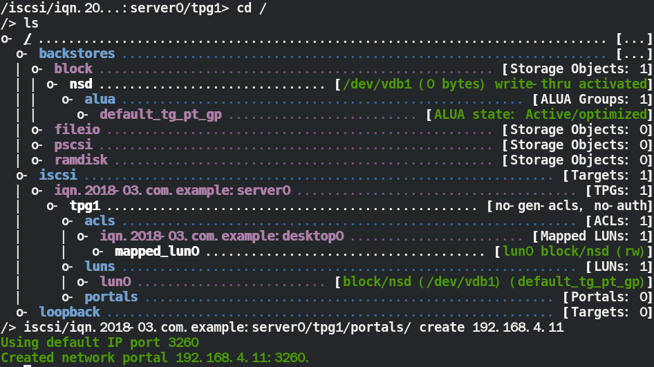 ISCSI报错：Could not create NetworkPortal in configFS