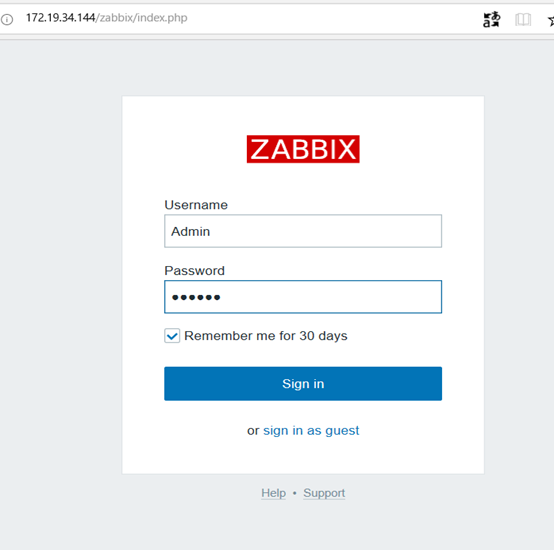 Zabbix3.4安装部署 操作过程手册