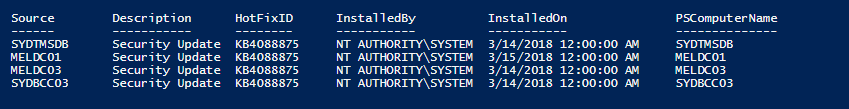 PowerShell 查找删除Windows补丁文件