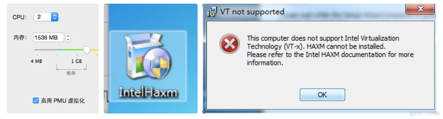 如果 VT-x 虚拟技术被锁定，或已在您的 Mac 上停用