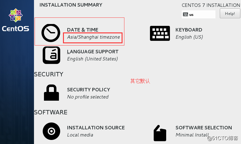 1.5安裝centos7