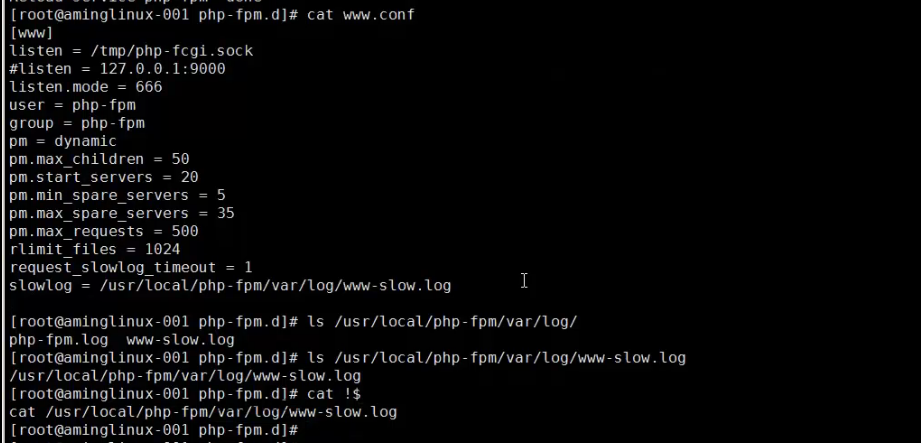 php-fpm的pool php-fpm慢执行日志 open_basedir php-fpm进程管理