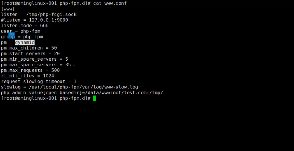 php-fpm的pool php-fpm慢执行日志 open_basedir php-fpm进程管理