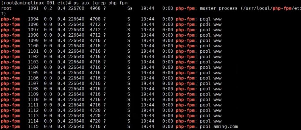 php-fpm的pool