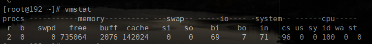 vmstat命令