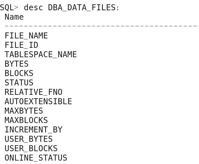 Oracle体系结构和用户管理