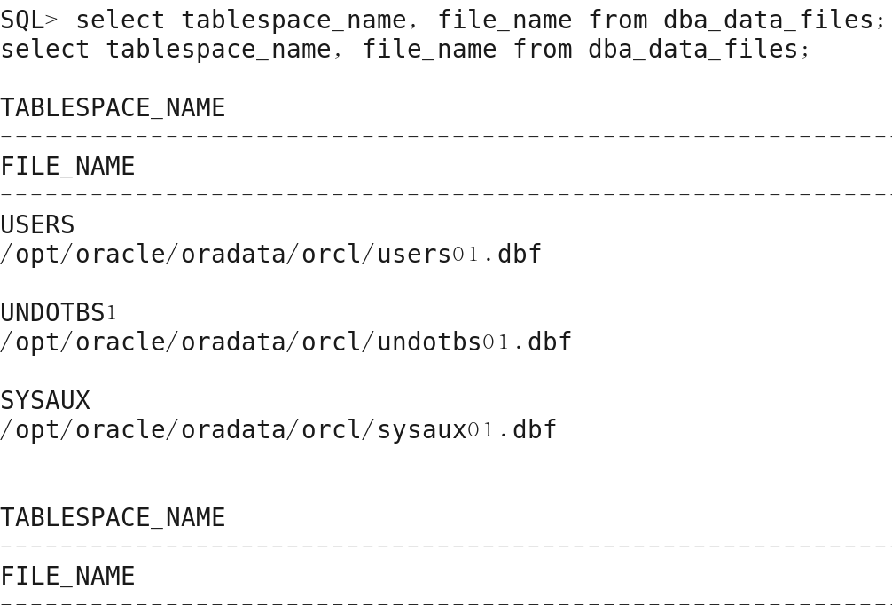 Oracle体系结构和用户管理