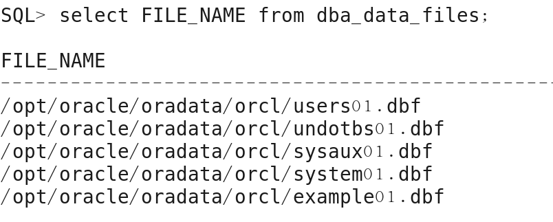 Oracle体系结构和用户管理