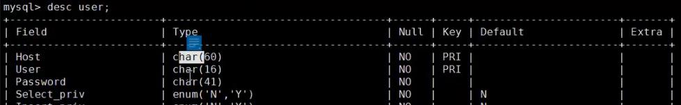 mysql 常用操作