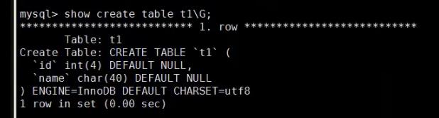 mysql 常用操作