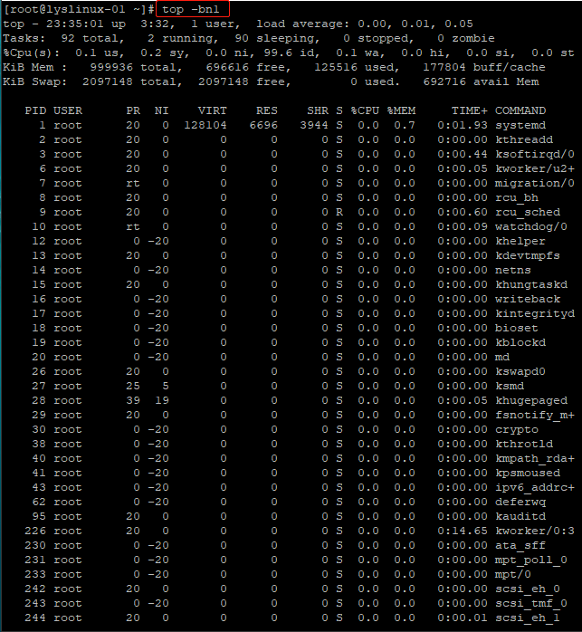 命令 w 、vmstat、top、sar、nload