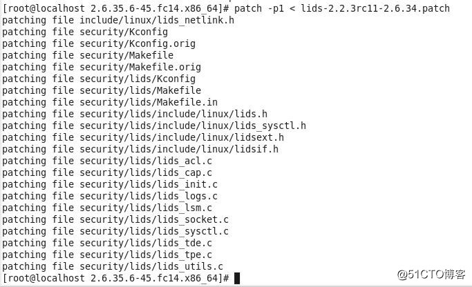 Linux下安裝配置LIDS系統