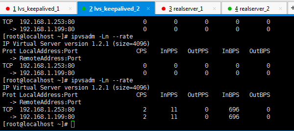 lvs+keepalived实现负载均衡