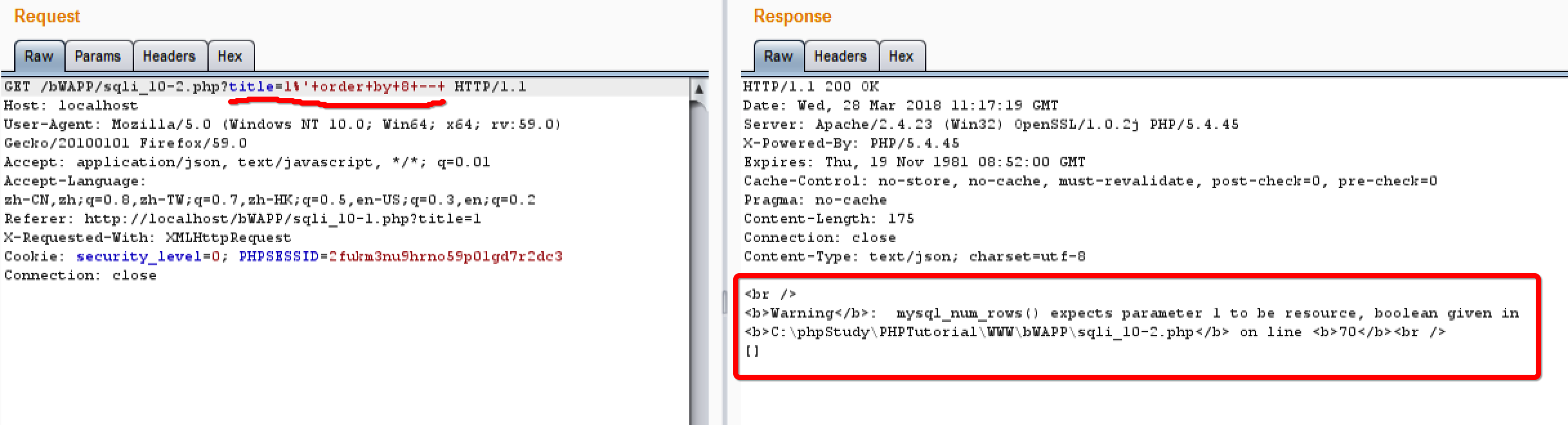 SQL注入之bWAPP之sqli_10-1.php