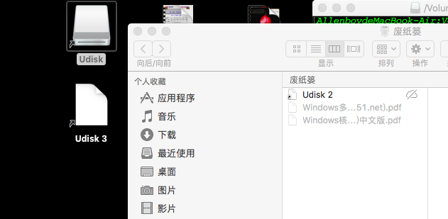 mac 下挂载 ntfs