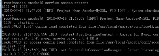 centos7.4下mysql+amoeba做主从同步读写分离操作