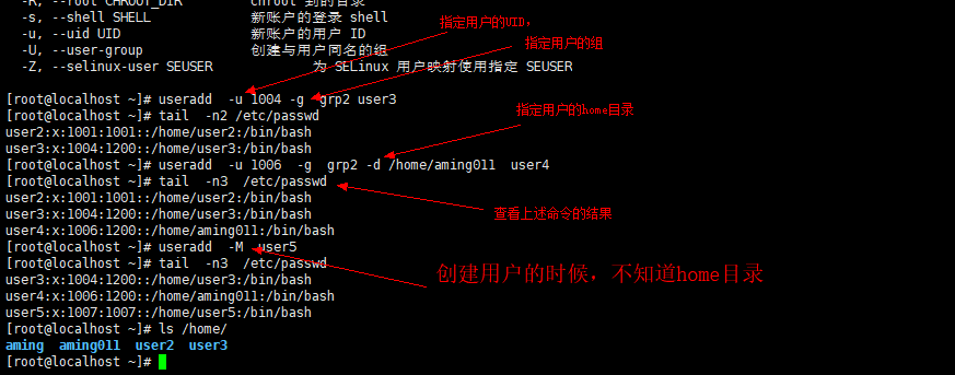 2.27linux和windows互传文件 3.1 用户配置文件和密码配置文件 3.2 用户组管理