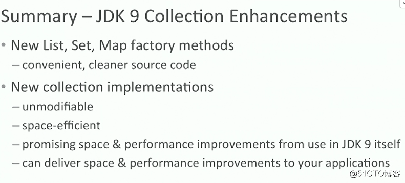 JDK9 Collection 增强工厂方法