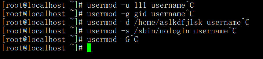 usermod命令、用户密码管理、mkpasswd命令