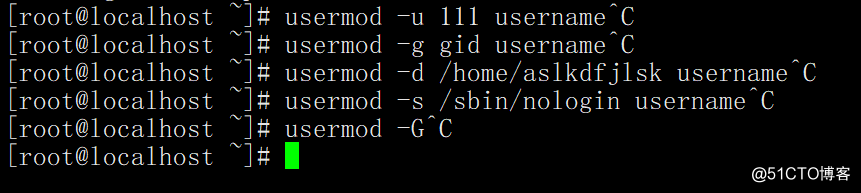 usermod命令、用户密码管理、mkpasswd命令