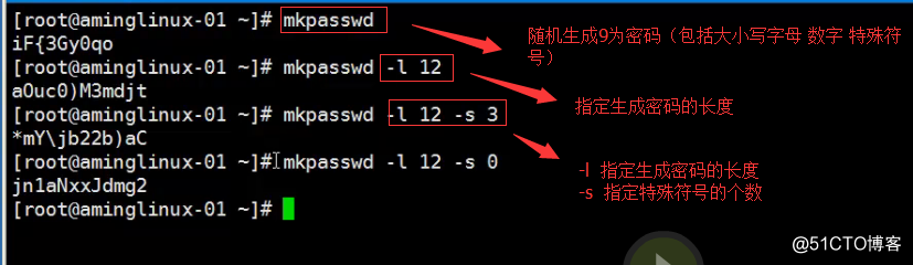 三周第二次课 3.4 usermod命令 3.5 用户密码管理 3.6 mkpasswd命令