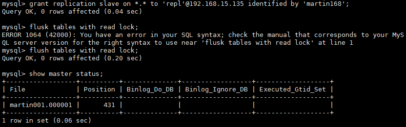 MySQL主从介绍及配置