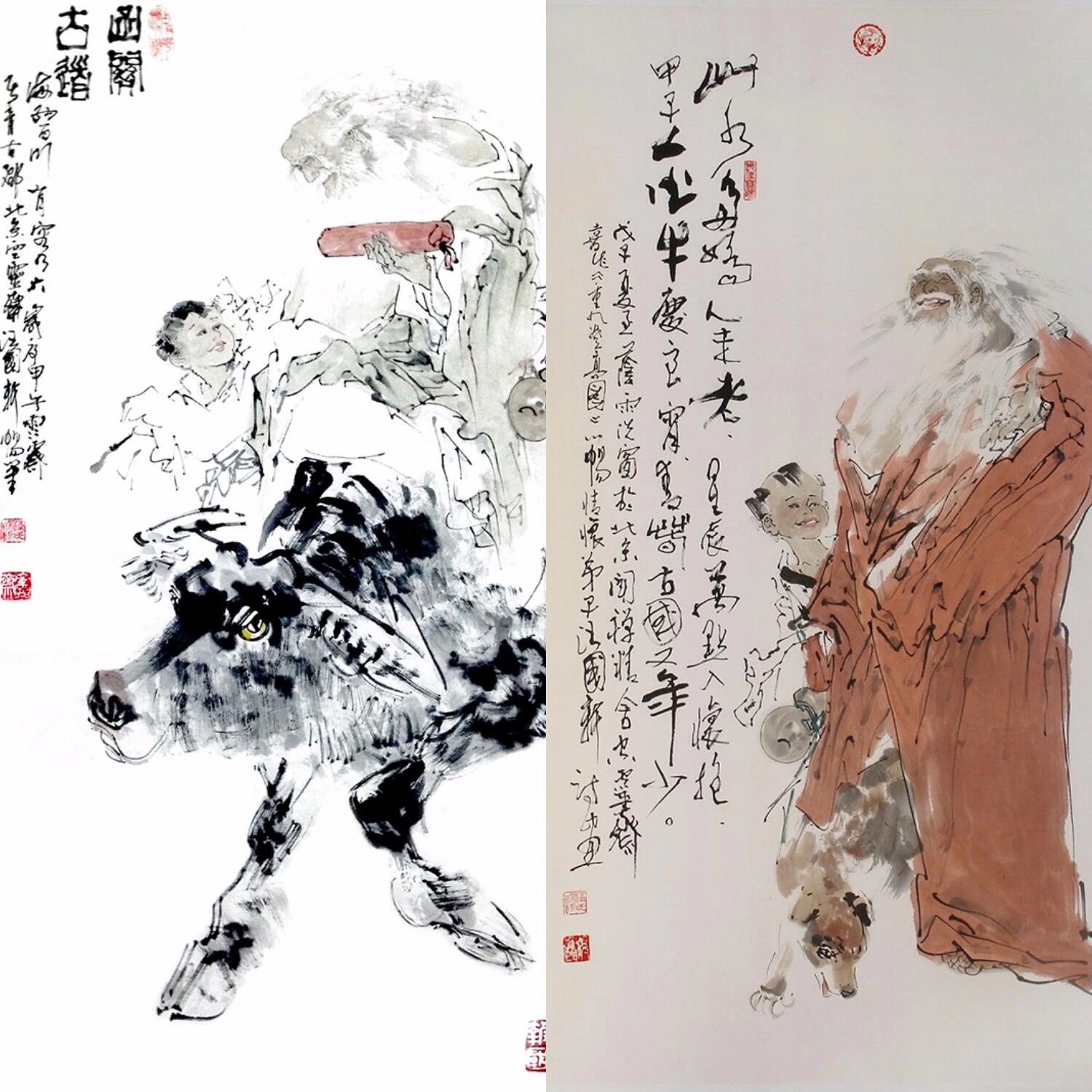 热烈祝贺汪国新湖北诗书画院“关爱老人”书画展隆重举办