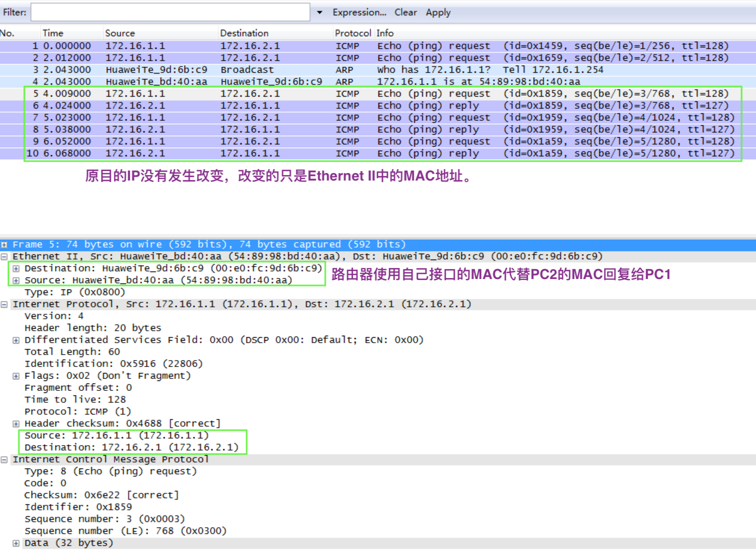 HCNA_ARP和ICMP