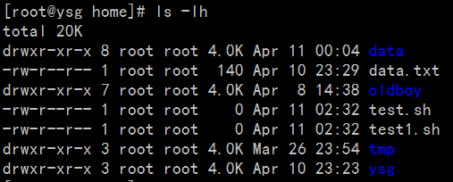 Linux常用命令——ls