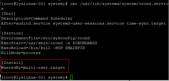 cron、chkconfig、systemd、unit、target