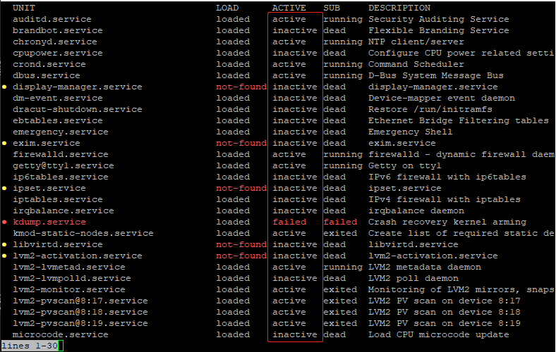 cron、chkconfig、systemd、unit、target