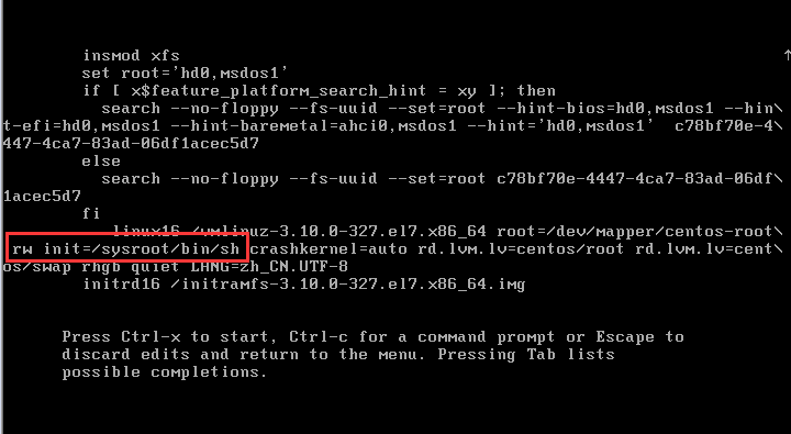 Centos 7 Root 密码破解