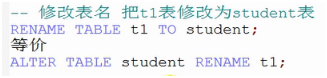 5.数据库及表的操作