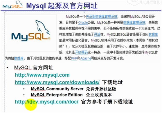 1.mysql数据库安装与卸载