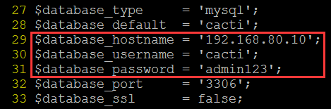 Centos7.4下构建cacti监测体系