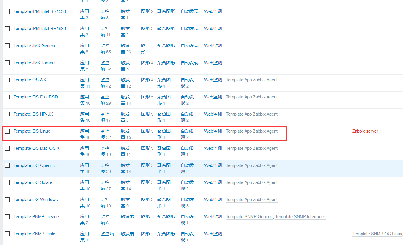 zabbix web页面监控设置